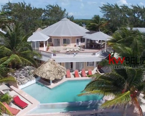 #Belize Beachfront Villa South of  San Pedro Town